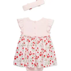 Little Me Baby Sets*- Baby Girl Strawberries Bsuit Dress, Pink