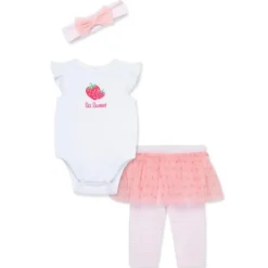 Little Me Baby Sets*- Baby Girl Strawberry Skegging Set