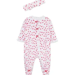 Little Me Baby One-Pieces*- Baby Girl Valentine Footie & Headband