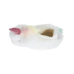 Little Me Baby Shoes*- Baby Ivory Faux Fur Unicorn, 0/6M