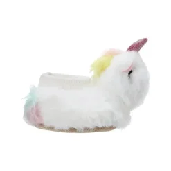 Little Me Baby Shoes*- Baby Ivory Faux Fur Unicorn, 0/6M