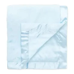Little Me Blankets & Quilts*- Boy Blue Stroller Blanket One Size, Light Blue