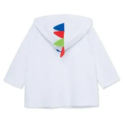 Little Me Baby Swimming Clothes*- Dino Robe Coverup, White