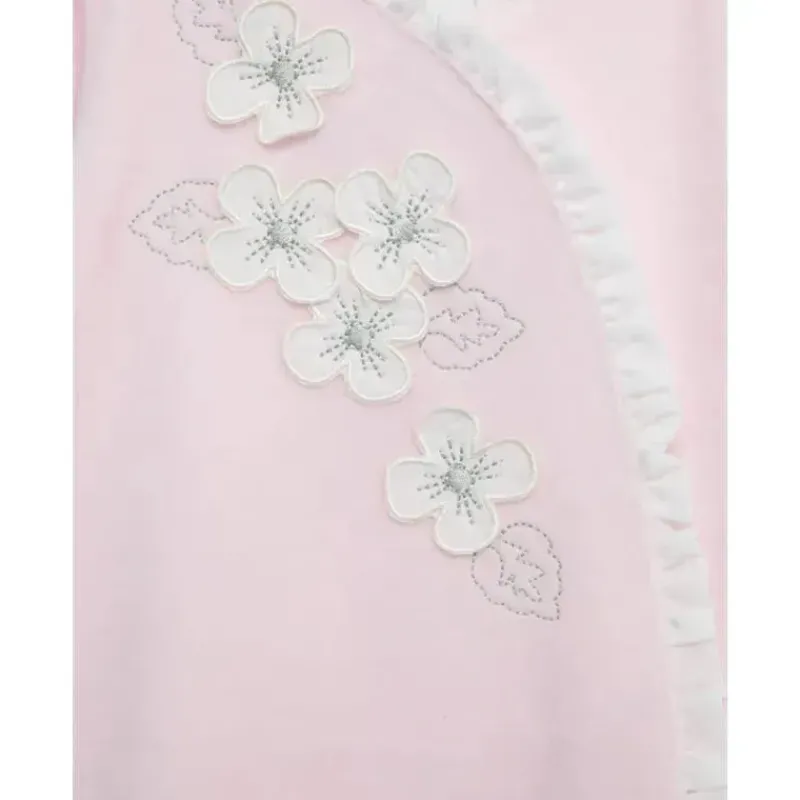 Little Me Baby One-Pieces*- Flowers Footie, Pink