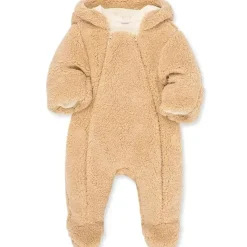 Little Me Baby One-Pieces*- Fuzzy Bear Pram, Tan