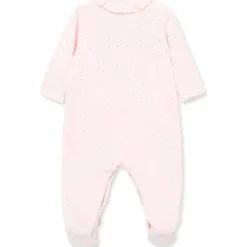 Little Me Baby One-Pieces*- Gold Dot Footie, Pink