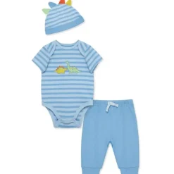 Little Me Baby Sets*- 3Pk Baby Boy Dinos Bodysuit & Pant Set