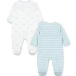 Little Me Baby Sleepwear*- 2Pk Baby Boy Wonder Footies Blue