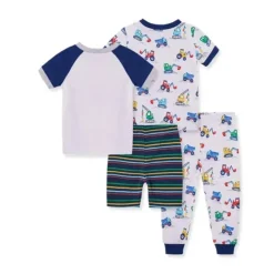 Little Me Baby Sets*- 4Pk Baby Boys Construction Pajama Set