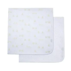 Little Me Blankets & Quilts*- 2Pk Baby Ducks Receiving Blankets