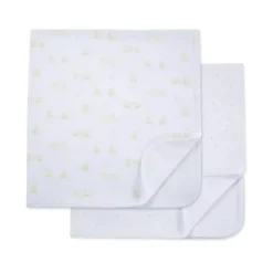 Little Me Blankets & Quilts*- 2Pk Baby Ducks Receiving Blankets