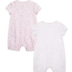 Little Me Baby One-Pieces*- 2Pk Baby Girl Romper Tulips