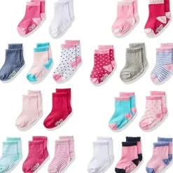 Little Me Baby Gloves & Socks*- 20Pk Baby Socks Fairytale, 12/24M
