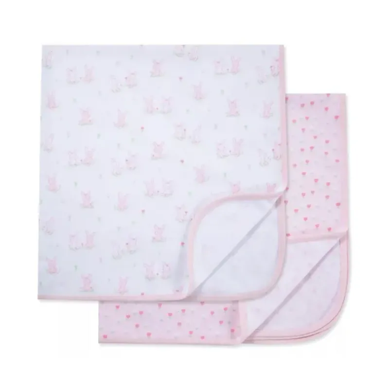 Little Me Blankets & Quilts*- 2Pk Cuddly Receiving Blankets