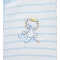 Little Me Baby One-Pieces*- 2Pk Safari Baby Boy Romper Blue