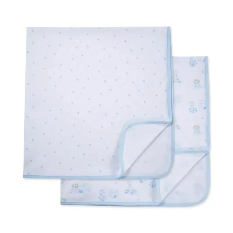 Little Me Blankets & Quilts*- 2Pk Snuggly Receiving Blankets