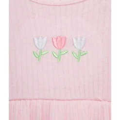 Little Me Dresses|Baby Dresses & Skirts*- 2Pk Tulips Baby Bsuit Dress Pink