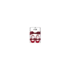 Little Me Baby Sets*- Red Bandanna Headwrap & Booties, 0/12M