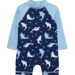 Little Me Baby Swimming Clothes*- Shark Long Sleeve Rashguard Suit