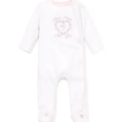 Little Me Baby One-Pieces*- Thank Heaven For Little Girls Footed One-Piece, Light Pink