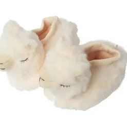 Little Me Baby Shoes*- Vanilla Cream Faux Fur Llama, 0/6M