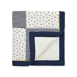 Nemcor Blankets & Quilts*Little Me Baby Boys's Mixed Safari Print Blanket Navy
