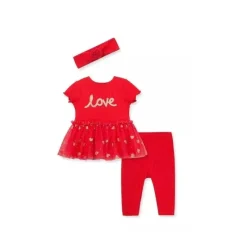 Little Me Baby Sets*Love Tutu Set - Red