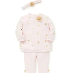 Little Me Baby Sets*Stars Sweatshirt Set - Light Pink