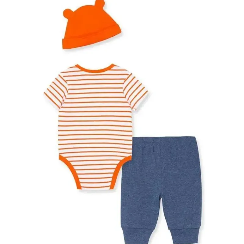 Little Me Baby Sets*Tiger Bodysuit Set - Orange/Blue