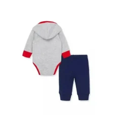 Little Me Baby Sets*Valentines Bodysuit Set - Navy