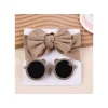 Little Trendy Baby Hair Accessories*- Baby Sunglasses And Headband Set, Color 11