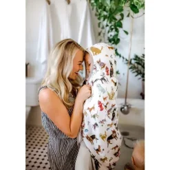 Little Unicorn Baby Bath Towels*- Cotton Hooded Towel Big Kid, Woof