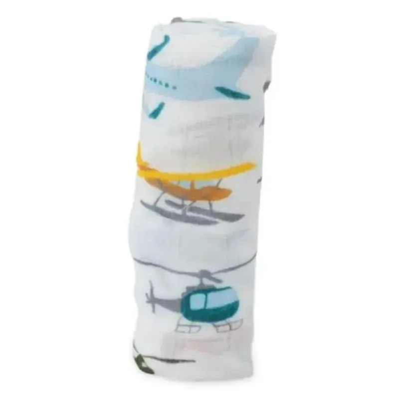 Little Unicorn Blankets & Quilts*- Deluxe Muslin Swaddle Single, Air Show