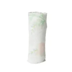 Little Unicorn Blankets & Quilts*- Deluxe Muslin Swaddle Single, Pink Peony