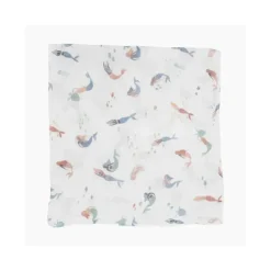 Little Unicorn Blankets & Quilts*- 3Pk Cotton Muslin Swaddle, Mermaids