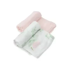 Little Unicorn Blankets & Quilts*- 2Pk Deluxe Muslin Swaddle, Blush Peony