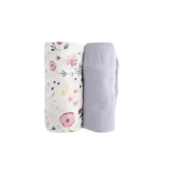 Little Unicorn Blankets & Quilts*- 2Pk Deluxe Muslin Swaddle, Fairy Garden 2