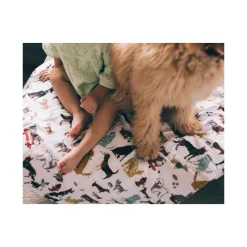Little Unicorn Crib & Bed Sheets*Cotton Muslin Crib Sheet Woof
