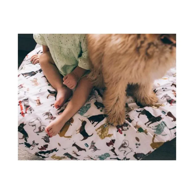 Little Unicorn Crib & Bed Sheets*Cotton Muslin Crib Sheet Woof