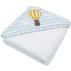 Living Textiles Baby Bath Towels*- Baby Hooded Towel, Up Up & Away