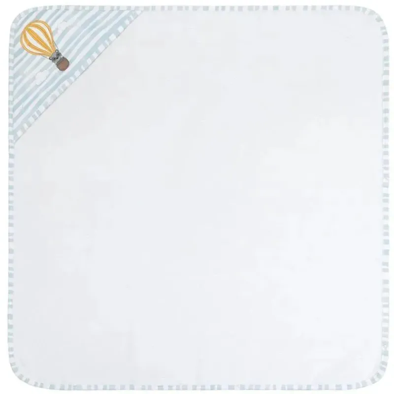 Living Textiles Baby Bath Towels*- Baby Hooded Towel, Up Up & Away