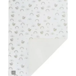 Living Textiles Blankets & Quilts*- Jersey Sherpa Blanket, Premium Cute Cozy Fabric, Rainbow Sloth