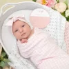 Living Textiles Blanket Gift Set*- Newborn Hello World Gift Set, Pink Gingham