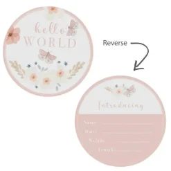 Living Textiles Blanket Gift Set*- Newborn Hello World Gift Set, Pink Gingham
