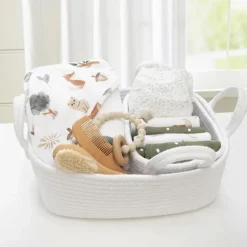 Living Textiles Bath Gift Set|Baby Bath Towels*- 5Pk Bath Gift Set, Forest Retreat
