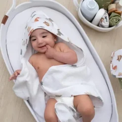 Living Textiles Bath Gift Set|Baby Bath Towels*- 5Pk Bath Gift Set, Forest Retreat