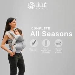 Líllébaby Front, Hip And Backpack Carriers*Líllé Baby - Complete All Seasons Carrier, Pebble Grey