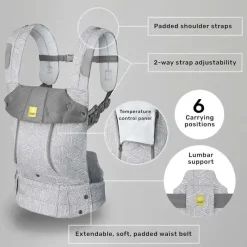 Líllébaby Front, Hip And Backpack Carriers*Líllé Baby - Complete All Seasons Carrier, Pebble Grey