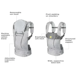 Líllébaby Front, Hip And Backpack Carriers*Líllé Baby - Complete All Seasons Carrier, Pebble Grey