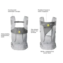 Líllébaby Front, Hip And Backpack Carriers*Líllé Baby - Complete All Seasons Carrier, Pebble Grey